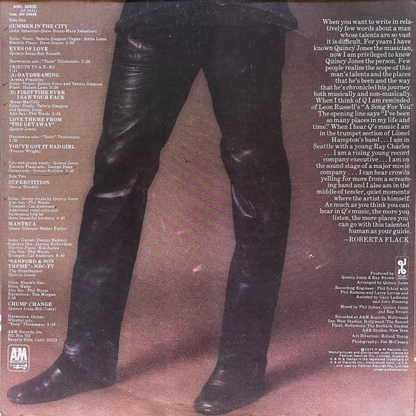 Quincy Jones : You've Got It Bad Girl (LP, Album)