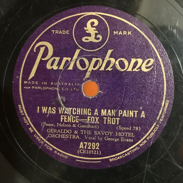 Geraldo And His Orchestra : A Nightingale Sang In Berkeley Square (Shellac, 10")