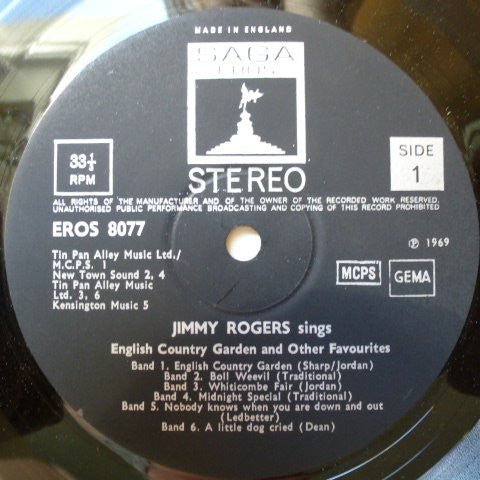 Jimmie Rodgers (2) : English Country Garden And Other Favourites (LP, RE)
