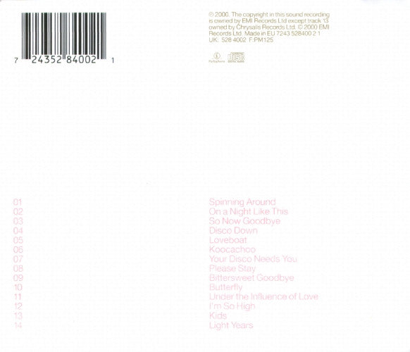 Kylie* : Light Years (CD, Album, EMI)