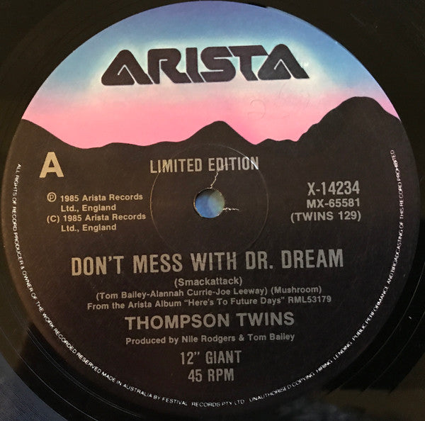 Thompson Twins : Don't Mess With Doctor Dream (Smackattack!) (12", Single, Ltd)