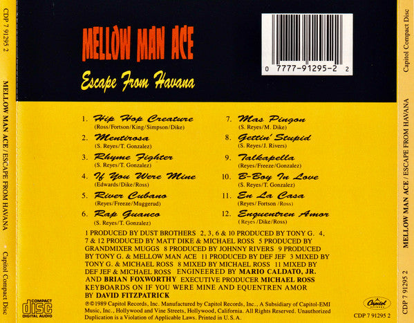Mellow Man Ace : Escape From Havana (CD, Album)
