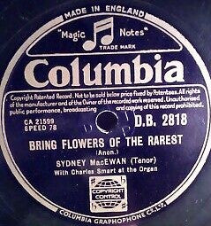 Father Sydney MacEwan, Charles Smart : Bring Flowers Of The Rarest / Jesus My Lord My God My All (Shellac, 10")