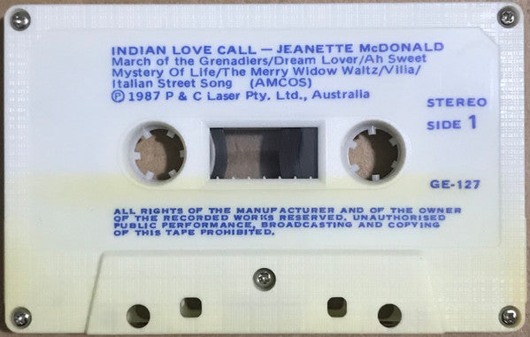 Jeanette MacDonald : Indian Love Call (Cass, Comp)