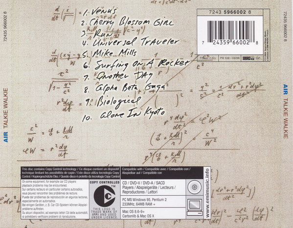 AIR : Talkie Walkie (CD, Album, Copy Prot.)