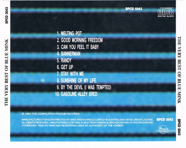 Blue Mink : The Very Best Of Blue Mink (CD, Album, Comp)