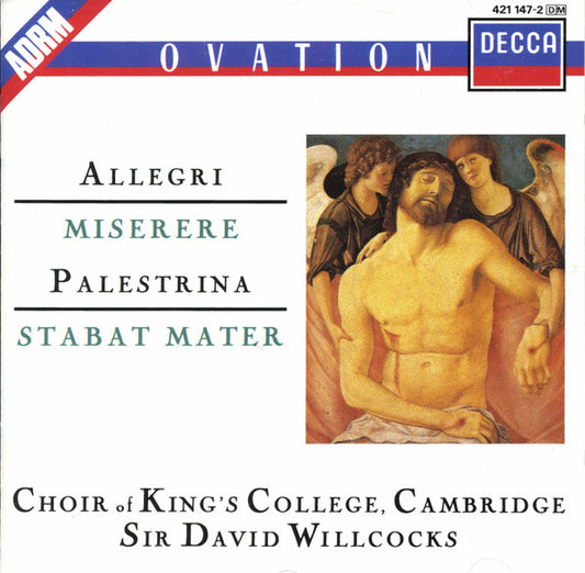 Gregorio Allegri / Giovanni Pierluigi da Palestrina - The King's College Choir Of Cambridge, David Willcocks : Miserere / Stabat Mater (CD, Album, RM)