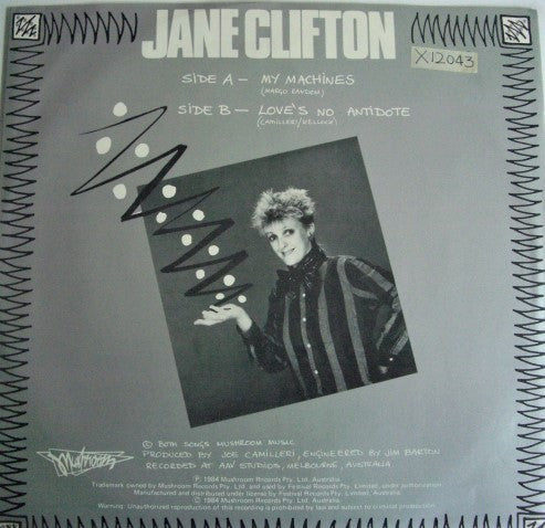 Jane Clifton : My Machines (12", Single)