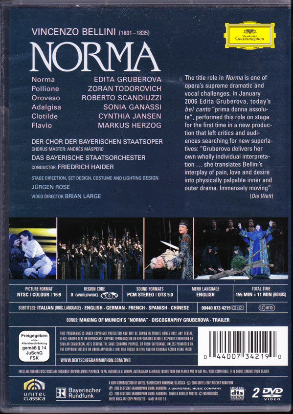 Vincenzo Bellini : Norma (2xDVD-V, NTSC)