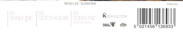 Ricki-Lee : Sunshine (CD, Single)