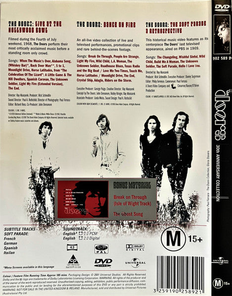 The Doors : The Doors (30th Anniversary Collection) (DVD-V, Copy Prot., RE, PAL)