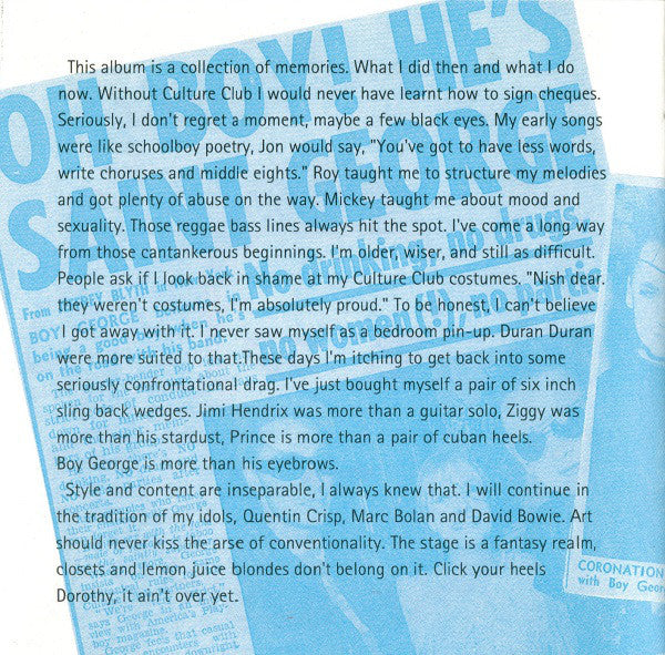 Boy George And Culture Club : At Worst... The Best Of (CD, Comp)