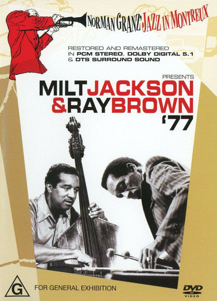 Milt Jackson & Ray Brown : Milt Jackson & Ray Brown '77 (DVD-V, RM, Multichannel, PAL,  Re)