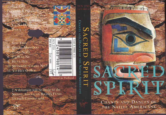 Sacred Spirit : Chants And Dances Of The Native Americans (Cass, Album)