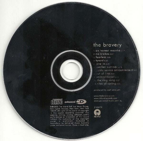 The Bravery : The Bravery (CD, Album, Enh)
