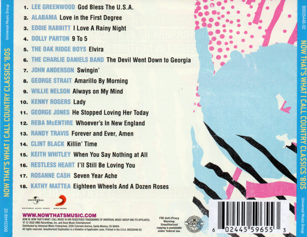 Various : Now That’s What I Call Country Classics 80s (CD, Comp)