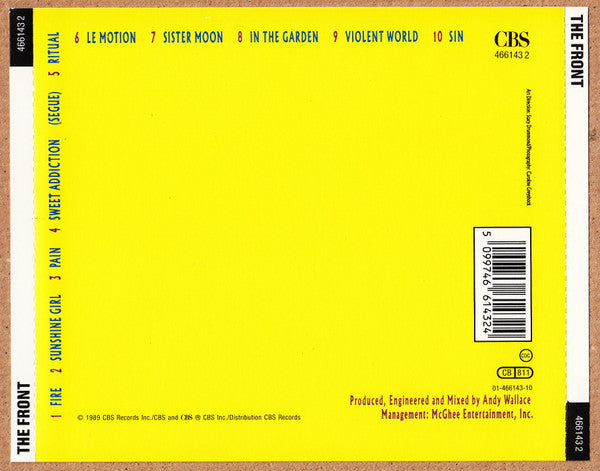 The Front (3) : The Front (CD, Album)