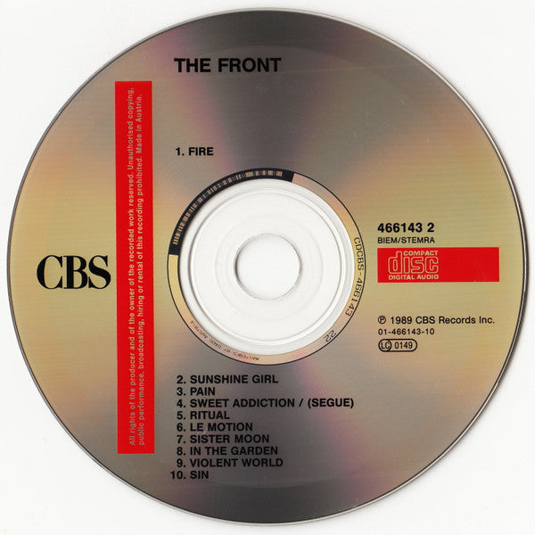 The Front (3) : The Front (CD, Album)