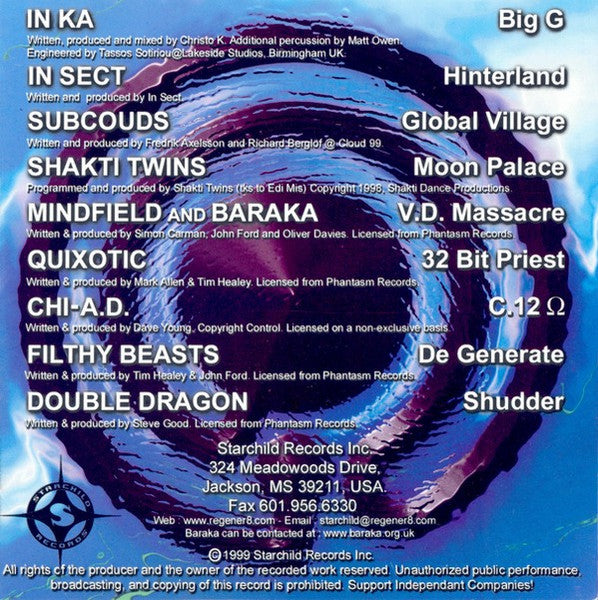 Baraka (2) : Sonic Massage (CD, Comp, Mixed)