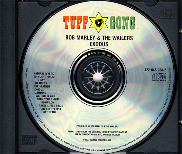 Bob Marley & The Wailers : Exodus (CD, Album, RE, RM)