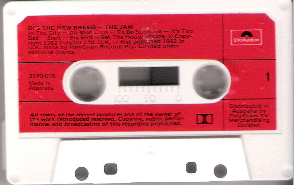The Jam : Dig The New Breed (Cass, Album)