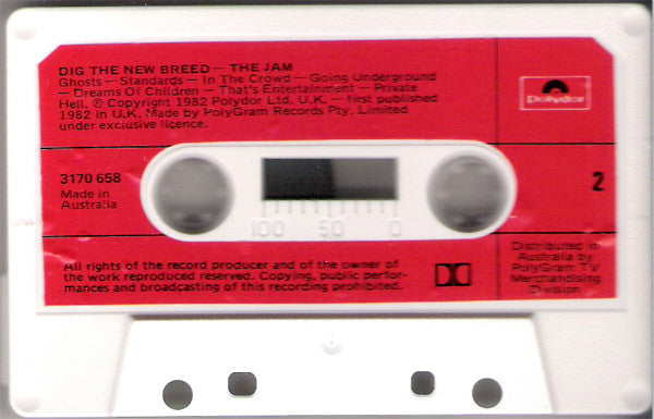 The Jam : Dig The New Breed (Cass, Album)