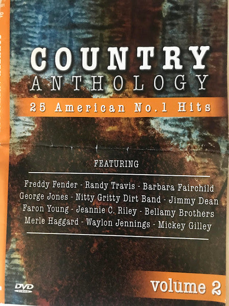 Various : Country Anthology - 25 American No. 1 Hits Volume 2 (DVD, Comp)