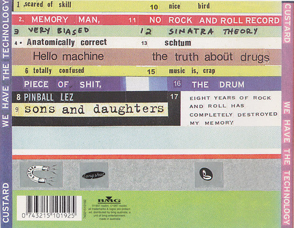 Custard : We Have The Technology (CD, Album)