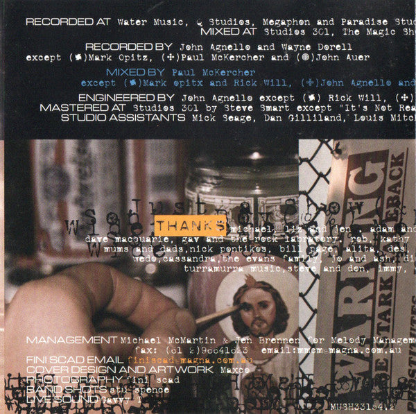 Fini Scad : Wider Screen (CD, Album)