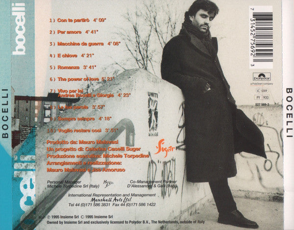 Andrea Bocelli : Bocelli (CD, Album, RE)