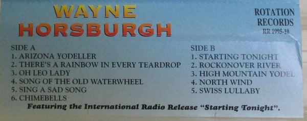 Wayne Horsburgh : Yodel-Antics (Cass, Album)