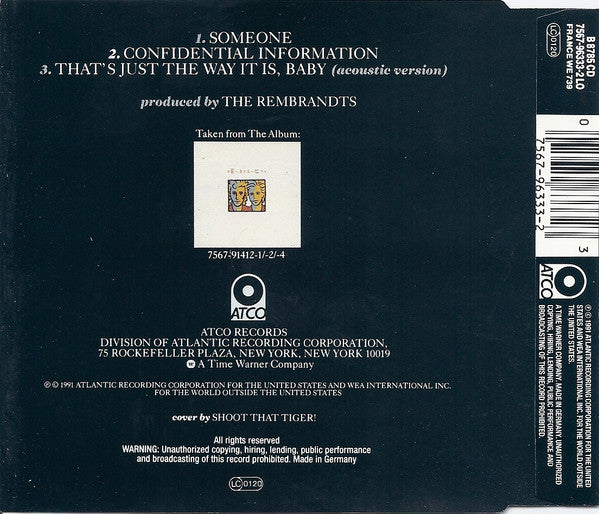 The Rembrandts : Someone (CD, Single)