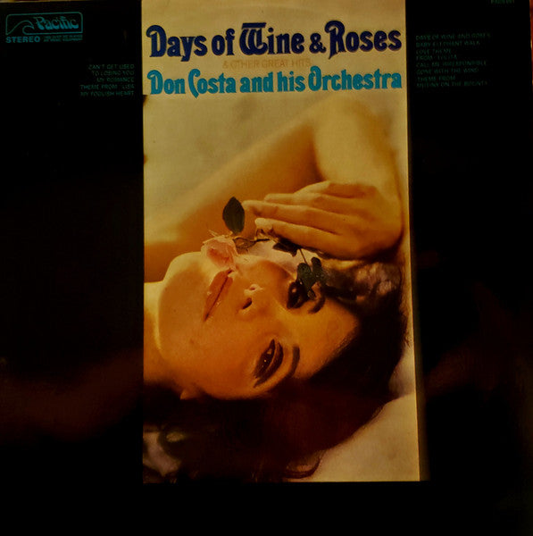 Don Costa Orchestra : Days Of Wine And Roses & Other Great Hits (LP, Album)