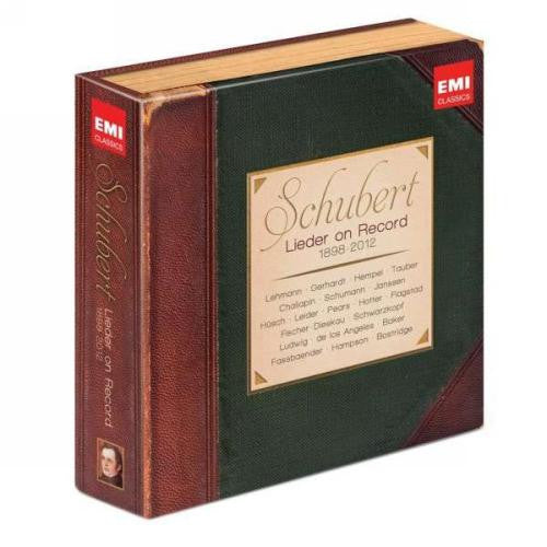 Franz Schubert, Lilli Lehmann, Elena Gerhardt, Frieda Hempel, Richard Tauber : Schubert - Lieder On Record 1898-2012 (17xCD, Comp + Box)