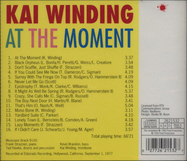 Kai Winding : At The Moment (CD, Comp)