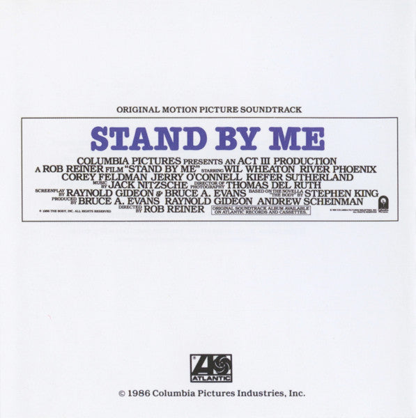 Various : Stand By Me (Original Motion Picture Soundtrack) (CD, Comp)