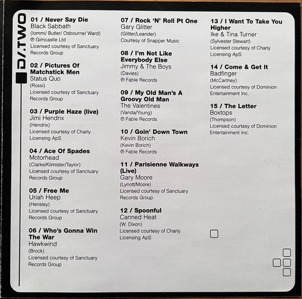 Various : Rock Sessions (2xCD, Comp)