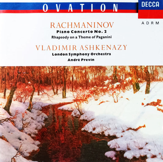 Rachmaninov* – Vladimir Ashkenazy, London Symphony Orchestra, André Previn : Piano Concerto No. 2 • Rhapsody On A Theme Of Paganini (CD, RE, RM)