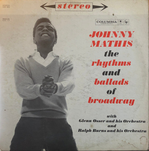 Johnny Mathis : The Rhythms And Ballads Of Broadway (2xLP, Album)