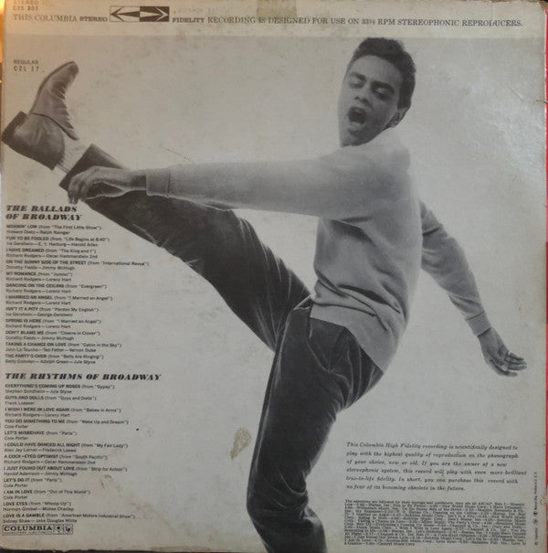 Johnny Mathis : The Rhythms And Ballads Of Broadway (2xLP, Album)