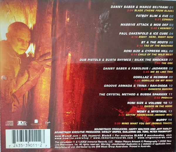 Various : Blade II (The Soundtrack) (CD, Album, Comp)