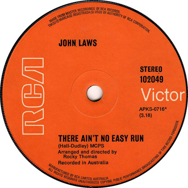 John Laws (3) : Phantom 309 (7")