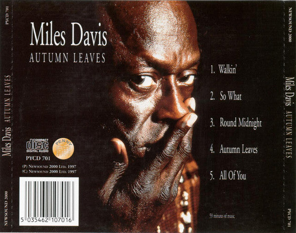 Miles Davis : Autumn Leaves (CD, Comp)