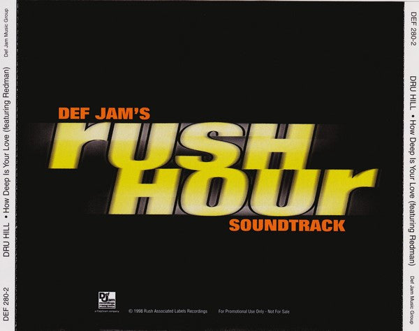Dru Hill Featuring Redman : How Deep Is Your Love (CD, Single, Promo)