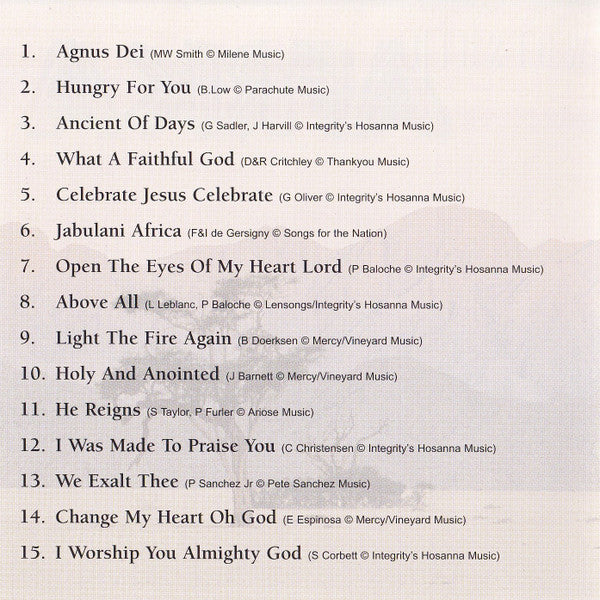 Various : Worship Africa Volume 1 (CD, Album)