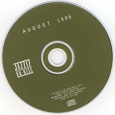 Various : Jazziz Magazine On-Disc - August 1996 - Woodwinds On Fire (CD, Comp, Promo)