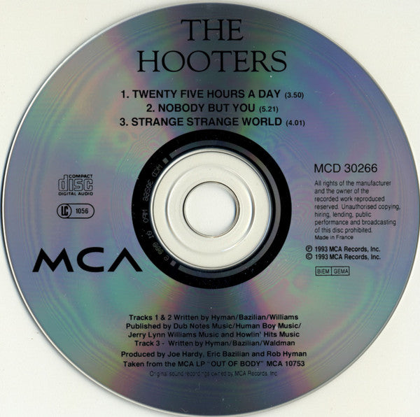 The Hooters : Twenty Five Hours A Day (CD, Maxi)