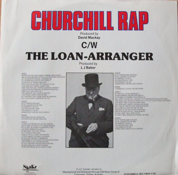 Barron Knights* : Churchill Rap (12", Single)