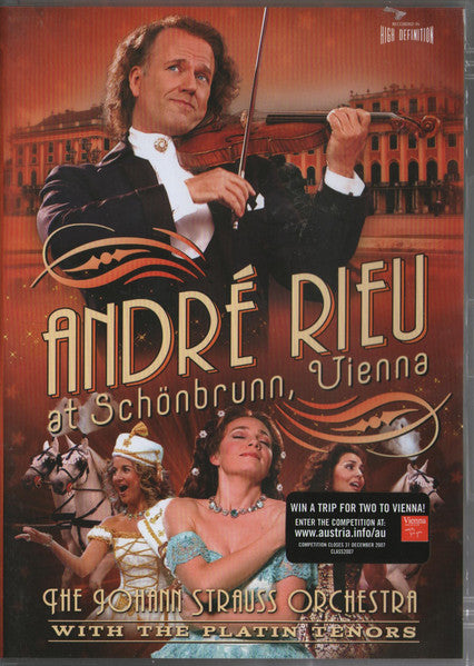 André Rieu & Johann Strauß Orchestra With The Platin Tenors : At Schönbrunn, Vienna (DVD-V, PAL)