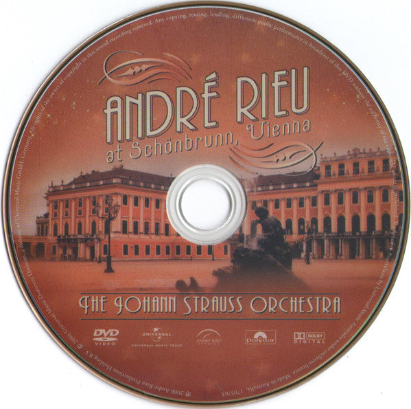 André Rieu & Johann Strauss Orchestra* With The Platin Tenors : At Schönbrunn, Vienna (DVD-V, PAL)